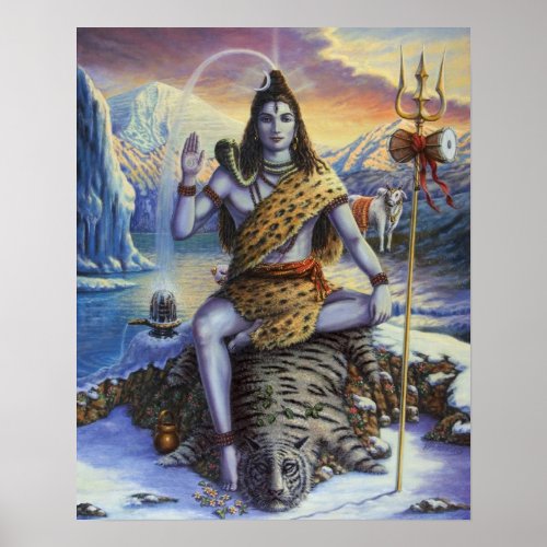 Shiva Mahadeva Poster Print