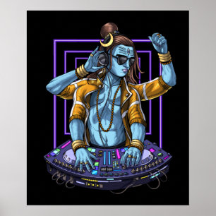 Shiva Music DJ Poster