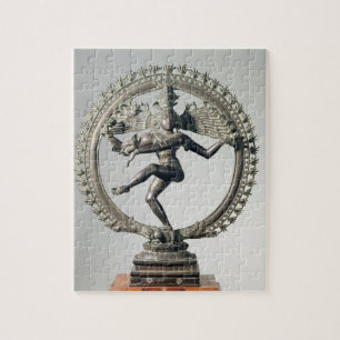 Shiva Nataraja, Tamil Nadu, Late Chola (bronze) Jigsaw Puzzle