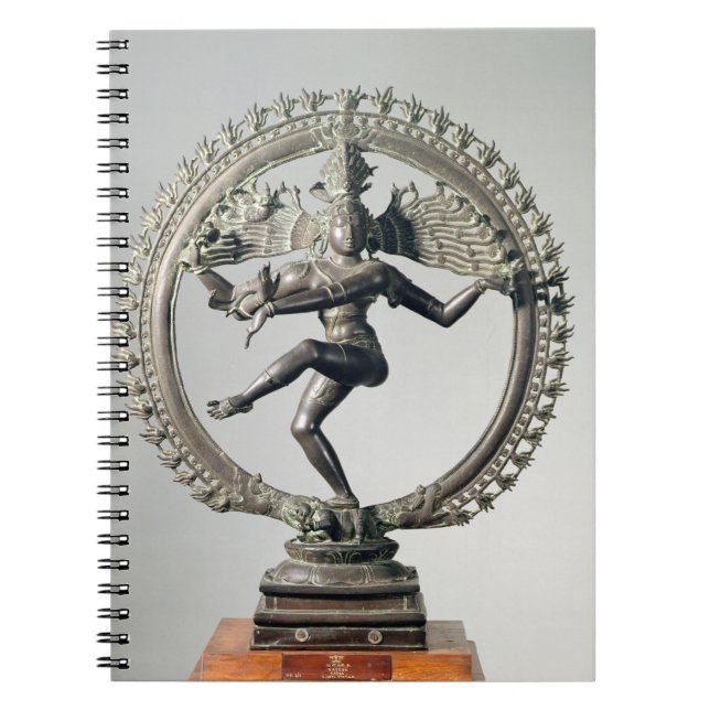 Shiva Nataraja, Tamil Nadu, Late Chola (bronze) Notebook (Front)