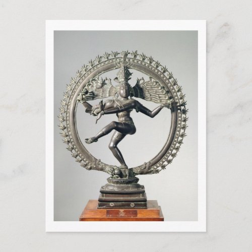 Shiva Nataraja Tamil Nadu Late Chola bronze Postcard