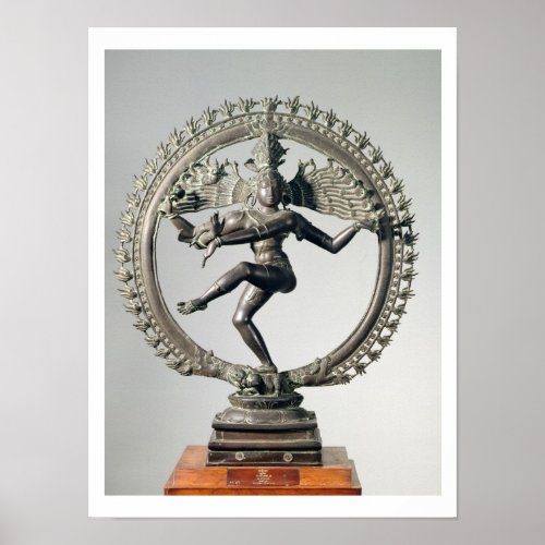 Shiva Nataraja Tamil Nadu Late Chola bronze Poster