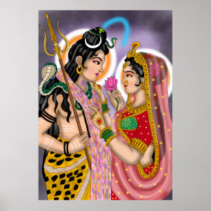 Shiva Parvati Poster