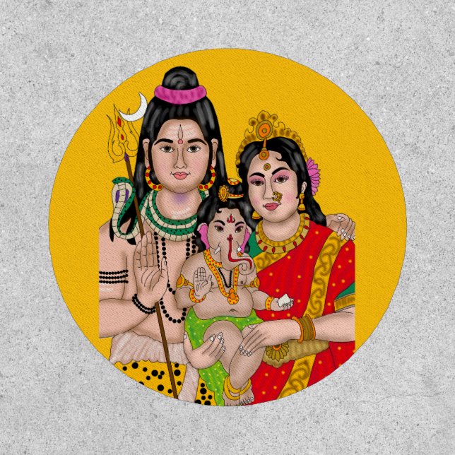 Shiva’s Family Sticker Patch (Front)
