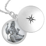 Shiva Silver Plated Necklace