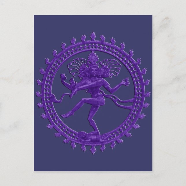 Shiva the Cosmic Dancer postcard (Front)