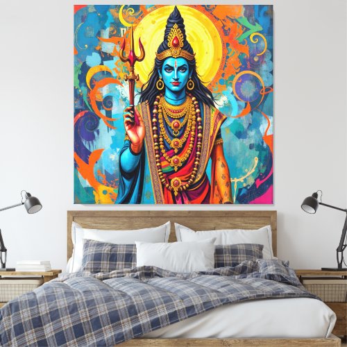 SHIVA THE DESTROYER CANVAS PRINT