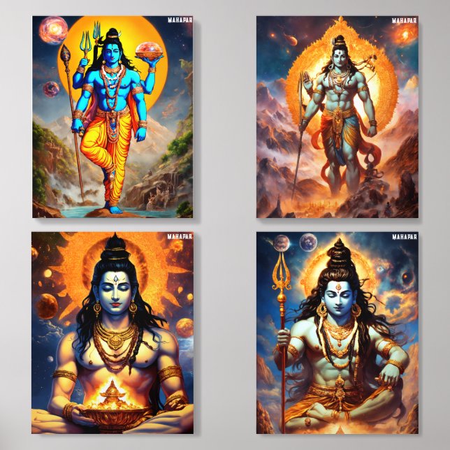 Shiva: Universe in Ruins Acrylic Photo Tile (Front Set)