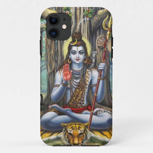 Shiva Yoga Case-Mate iPhone Case (Back)