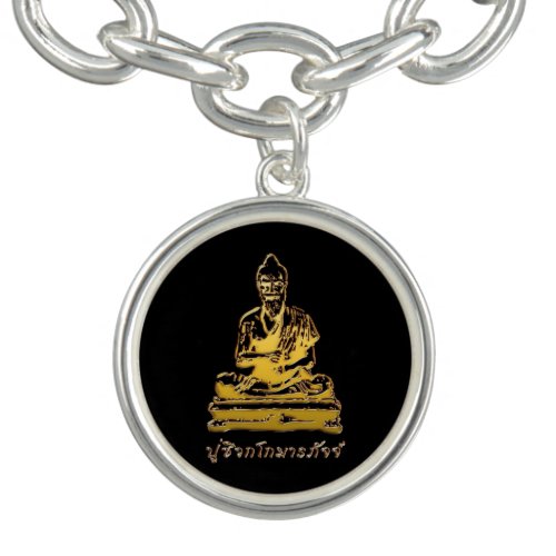Shivago Komarpaj Buddha of Thai Massage Charm Bracelet