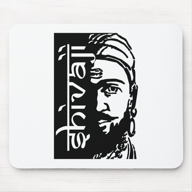 Shivaji Maharaj The Maratha King Mouse Pad (Front)