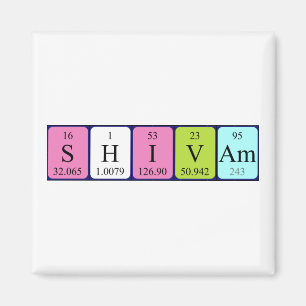 Shivam periodic table name magnet