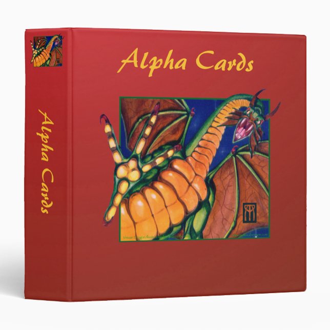 Shivan Dragon Binder (Front/Spine)