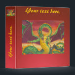 Shivan Dragon Redesign 3 Ring Binder<br><div class="desc">This is a redesign commission of Shivan Dragon that I created for the Magic: The Gathering collectible card game. These Magic binders are great places to organize your Magic cards and keep want lists. A huge dragon is about to grab you just like on the alpha card art, but more...</div>