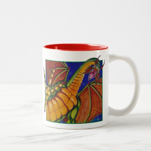 Shivan Dragon Two_Tone Coffee Mug