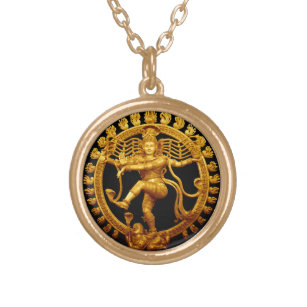 Shiva's Dance Gold Plated Necklace