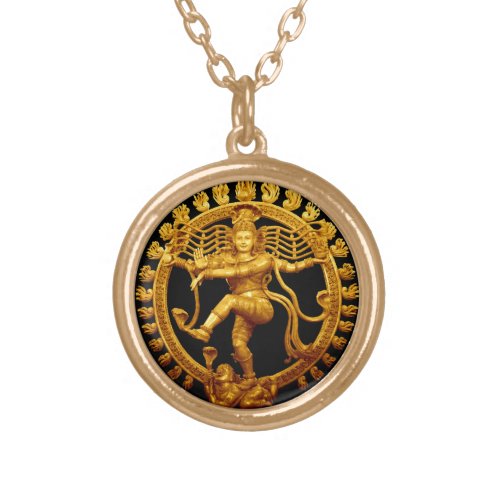 Shivas Dance Gold Plated Necklace