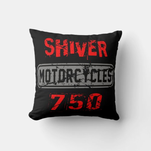 Shiver 750 throw pillow