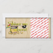 SHIVER ME TIMBERS! Text with Pirate Chest (Front)