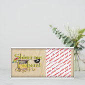 SHIVER ME TIMBERS! Text with Pirate Chest (Standing Front)