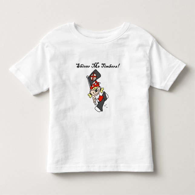 Shiver Me Timbers Toddler T-shirt (Front)