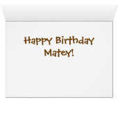 Shiver Me Timbers You're 70 Birthday (Inside Horizontal (Bottom))