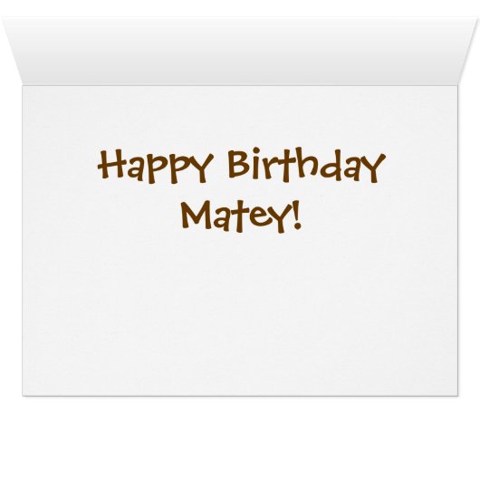 Shiver Me Timbers You're 70 Birthday (Inside Horizontal (Bottom))