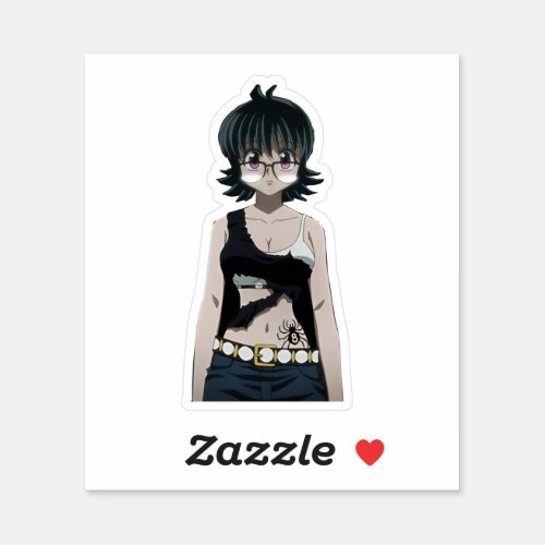 shizuku murazaki hunter x hunter anime sticker