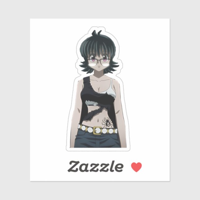 shizuku murazaki hunter x hunter anime sticker (Sheet)