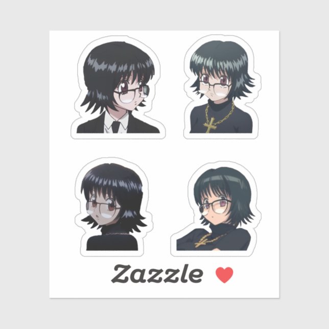 Shizuku Murazaki hunter x hunter anime sticker pac (Sheet)