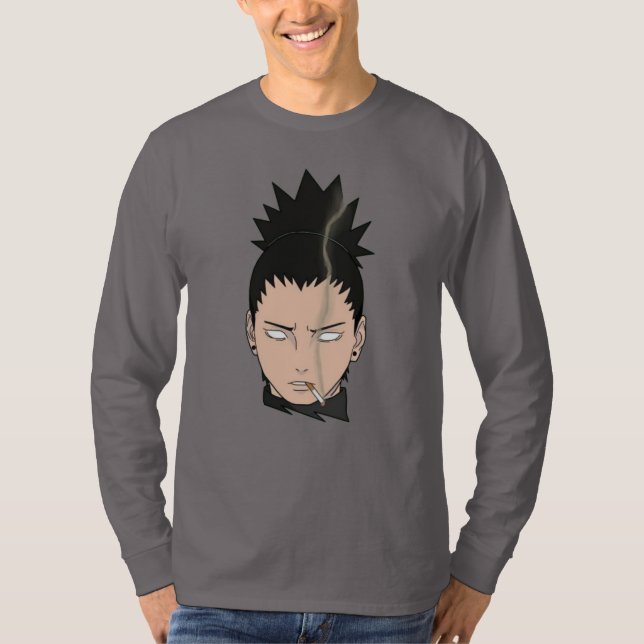 shkamaru anime design shikamaru lovers  T-Shirt (Front)