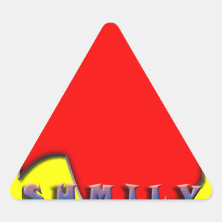 SHMILY Triangle Sticker