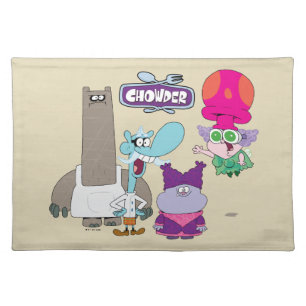 Shnitzel, Mung, Chowder, and Truffles Cloth Placemat