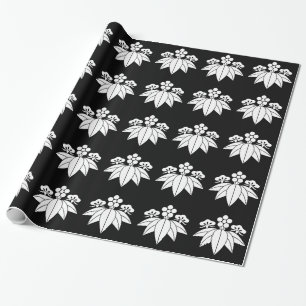 Sho Chiku Bai Gentian Wrapping Paper