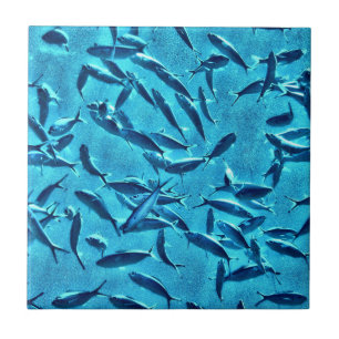 Shoal of Fish Ceramic Tile