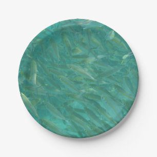 Shoal of Fish Underwater Photo Paper Plates