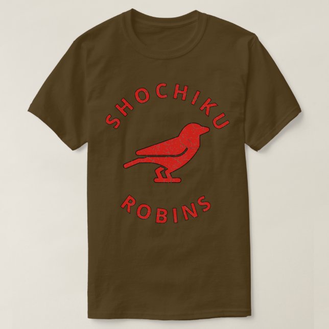Shochiku Robins Japanese baseball vintage T-Shirt (Design Front)