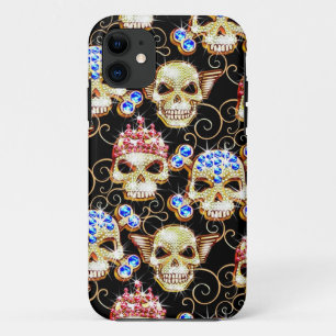 Shock & Awe Bling Skulls iPhone 5 Case