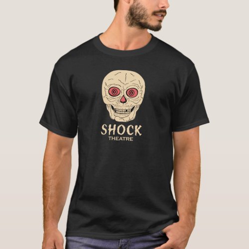 Shock Theatre Vintage Skull Shirt Design
