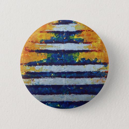 Shock Wave Sound Wave Modern Abstract Art Button