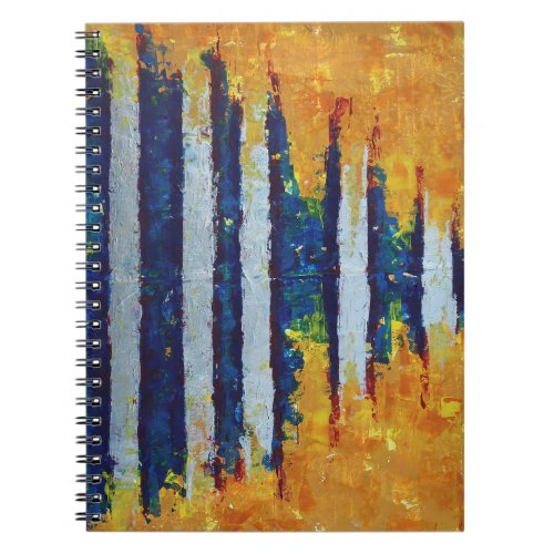 Shock Wave Sound Wave Modern Abstract Art Notebook