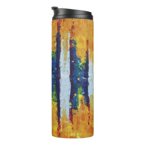 Shock Wave Sound Wave Modern Abstract Art Thermal Tumbler