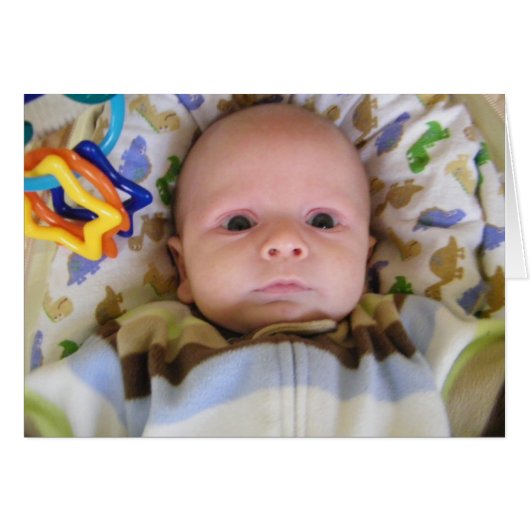 SHOCKED BABY-THE LOOK SAYS IT ALL 5Oth HUMOR (Front Horizontal)