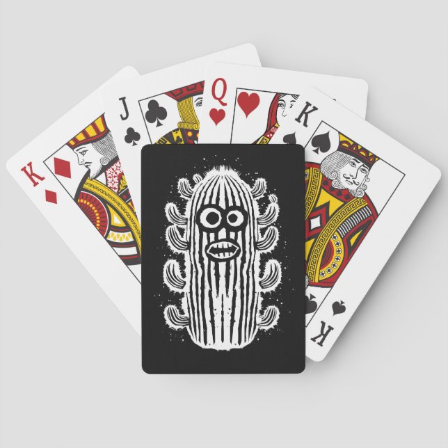 Shocked Cactus Poker Cards (Back)