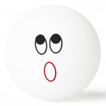 Shocked Face Ping Pong Ball