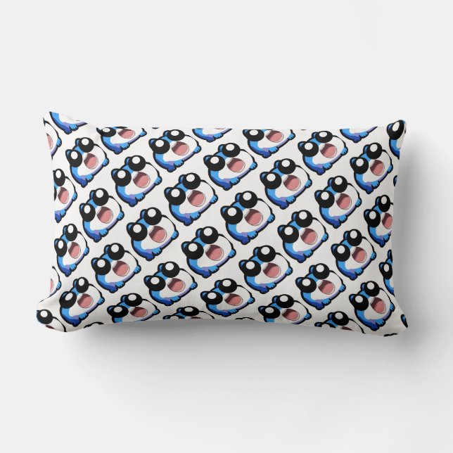 Shocked Toby Lumbar Pillow (Front)