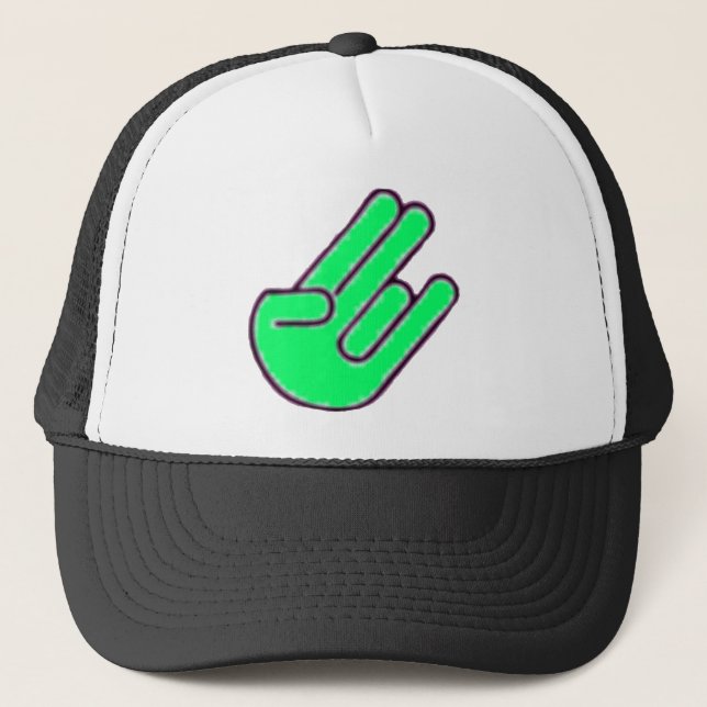 Shocker Hand Symbol Trucker Hat (Front)