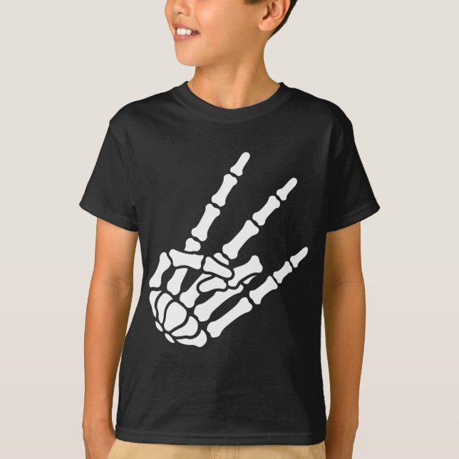 Shocker Skeleton Hand T-Shirt (Front)