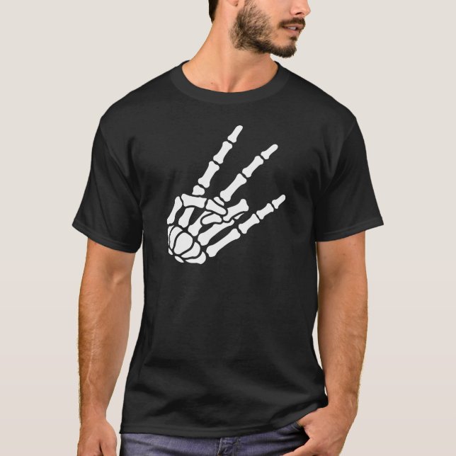 Shocker Skeleton Hand T-Shirt (Front)