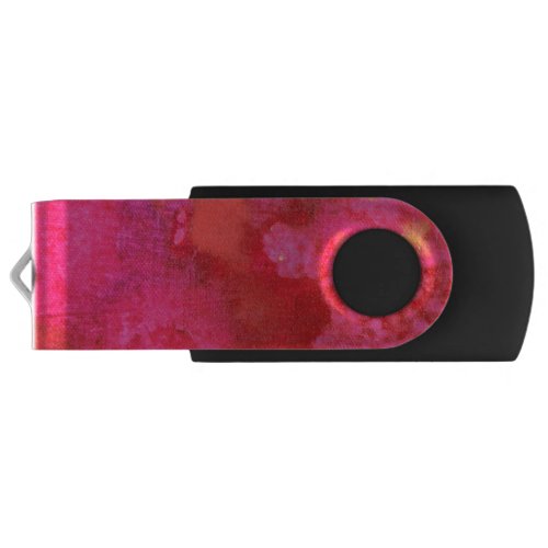 Shocking Hot Neon Pink Abstract Flash Drive